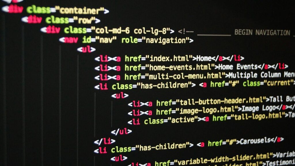 Programkód képernyőn — VeLeTech.One IT-szolgáltatások